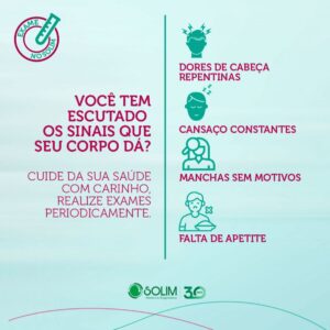 Você presta atenção aos sinais que seu corpo dá?